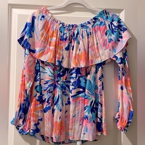 Lilly Pulitzer Off the Shoulder Top